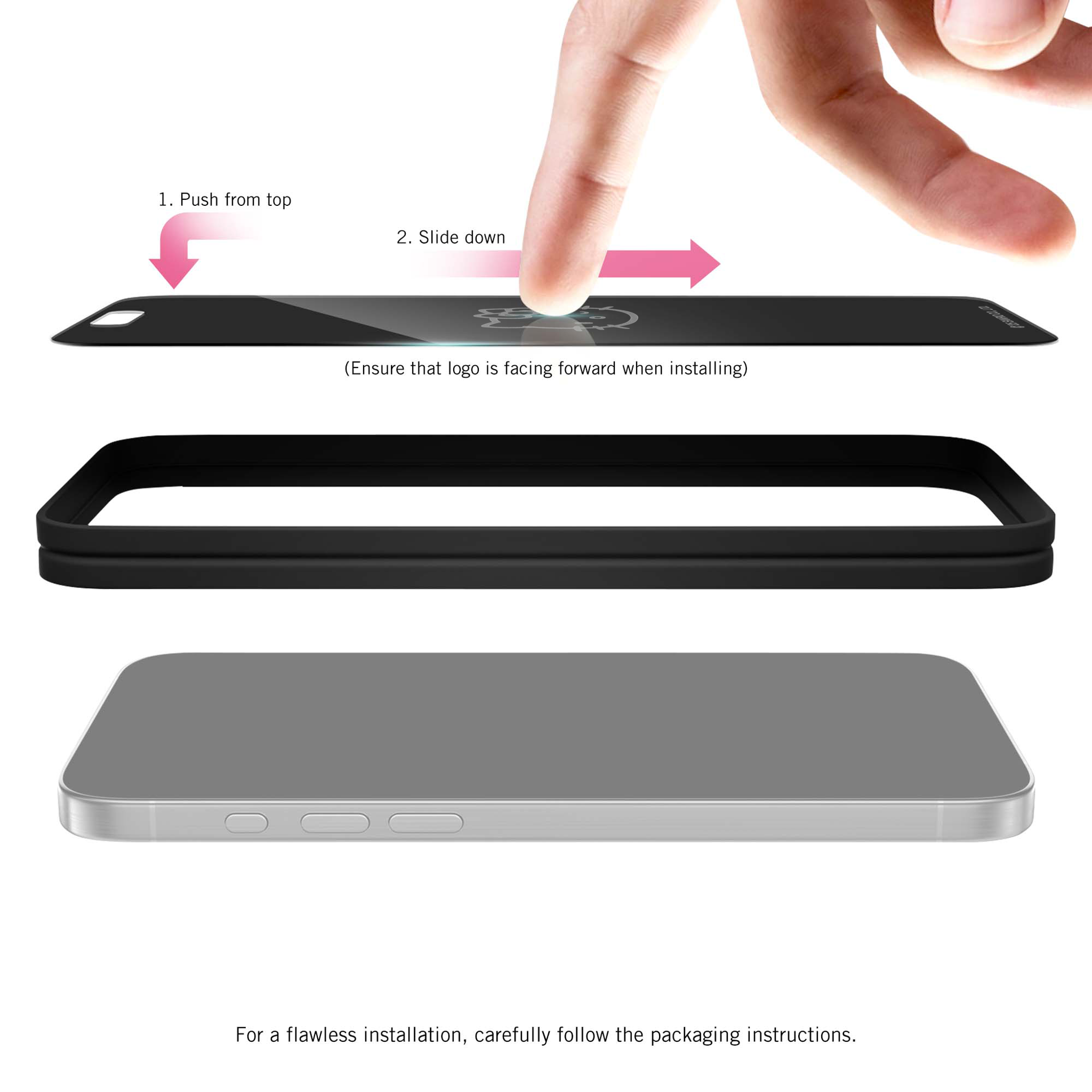 Hello Kitty Wink iPhone Privacy Screen Protector
