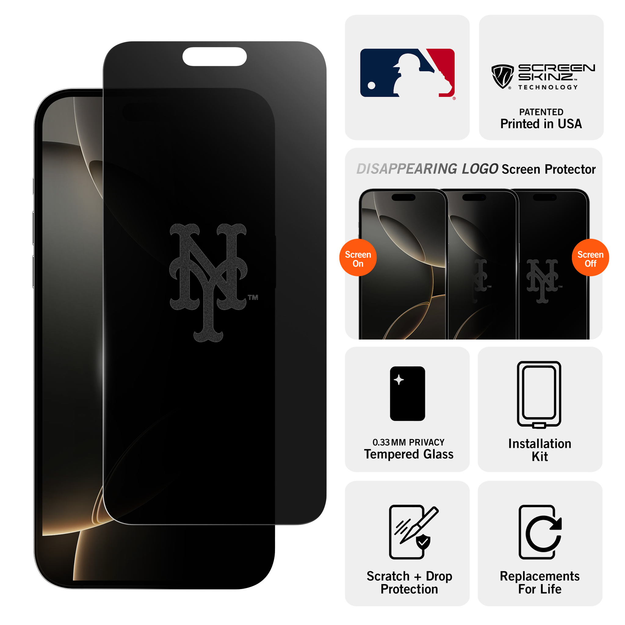 New York Mets Privacy Screen Protector