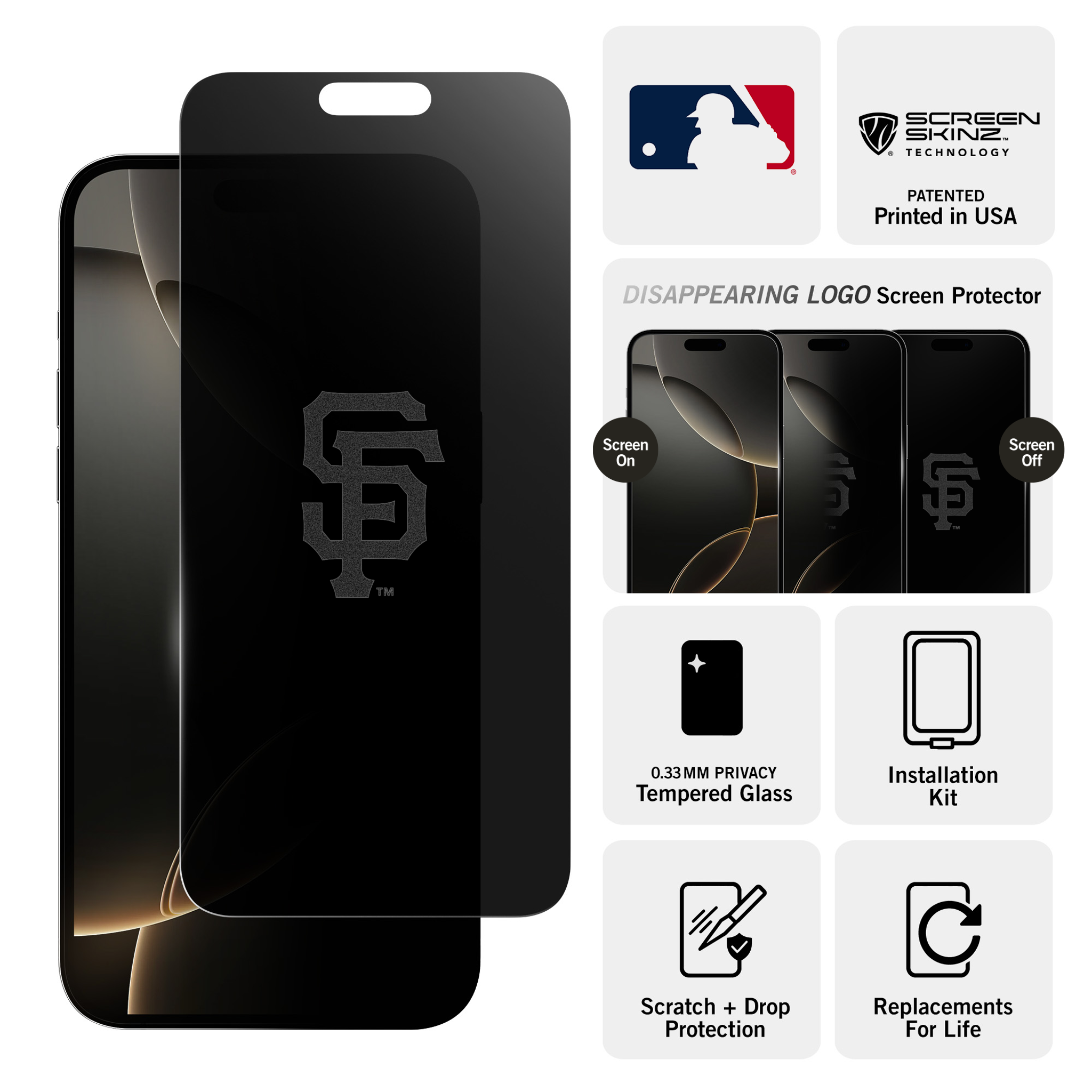San Francisco Giants Privacy Screen Protector