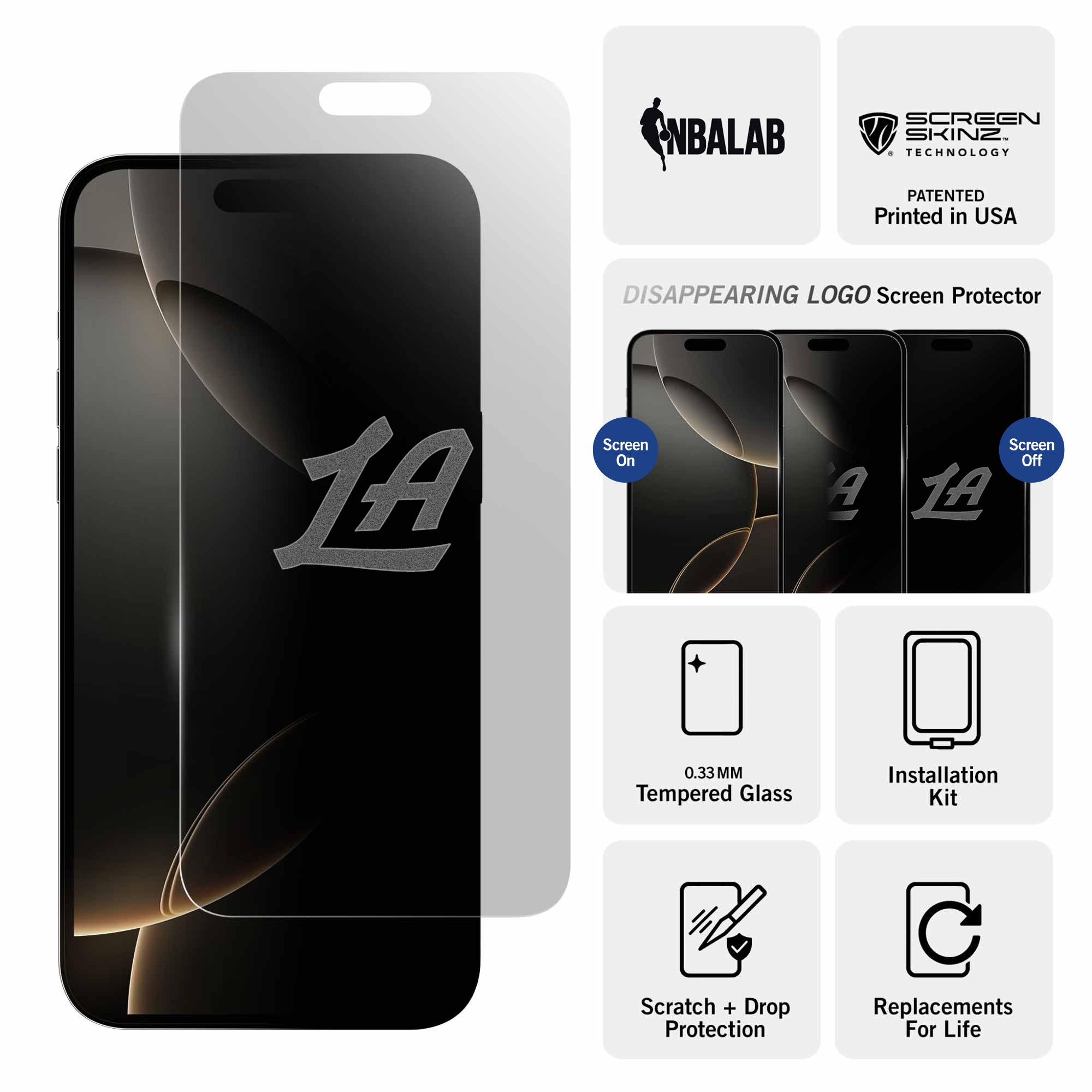 Los Angeles Clippers Clear Screen Protector
