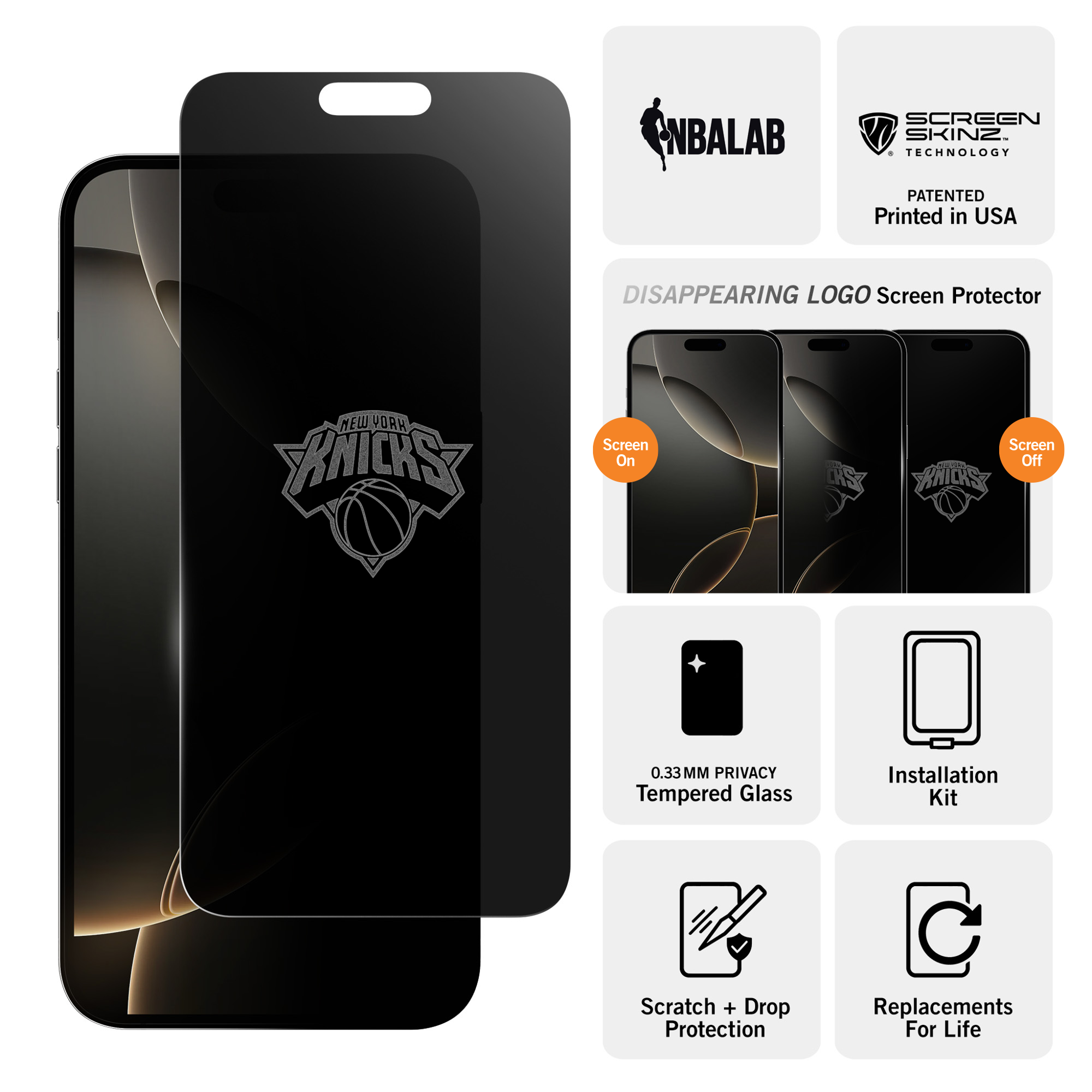 New York Knicks Privacy Screen Protector