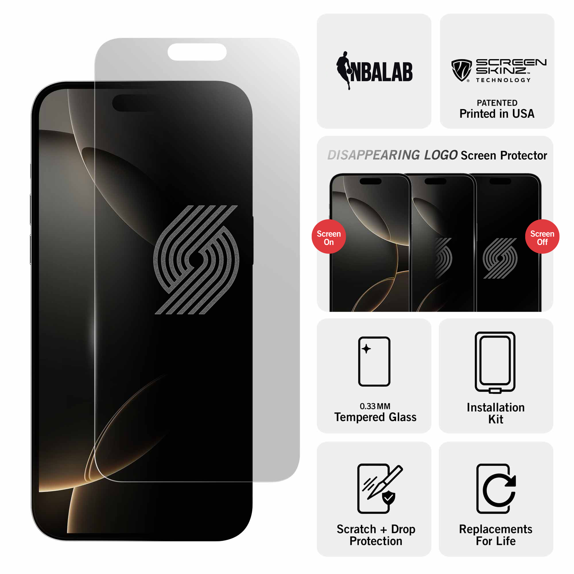 Portland Trailblazers Clear Screen Protector