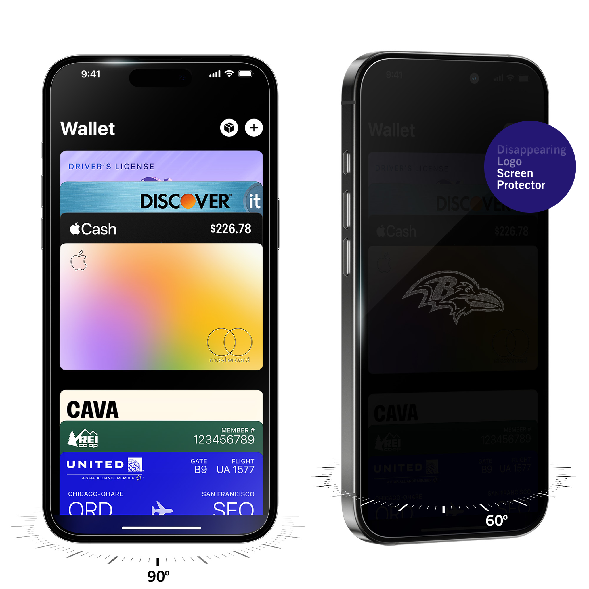 Baltimore Ravens iPhone Privacy Primary Screen Protector