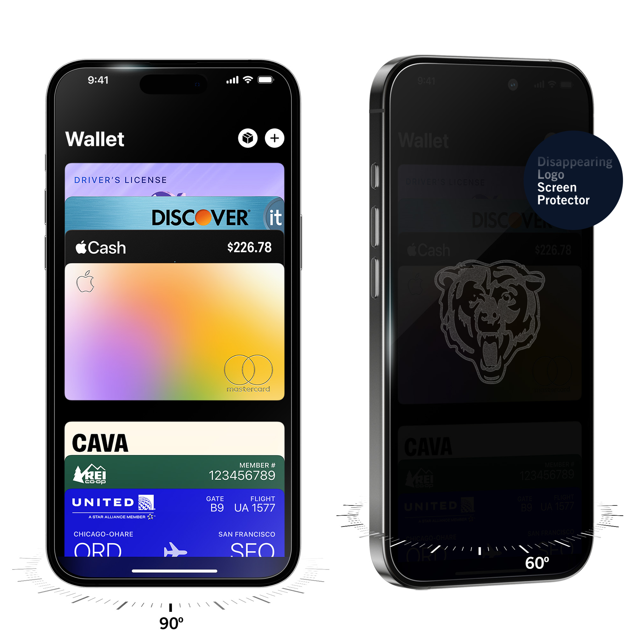 Chicago Bears iPhone Privacy Primary Screen Protector
