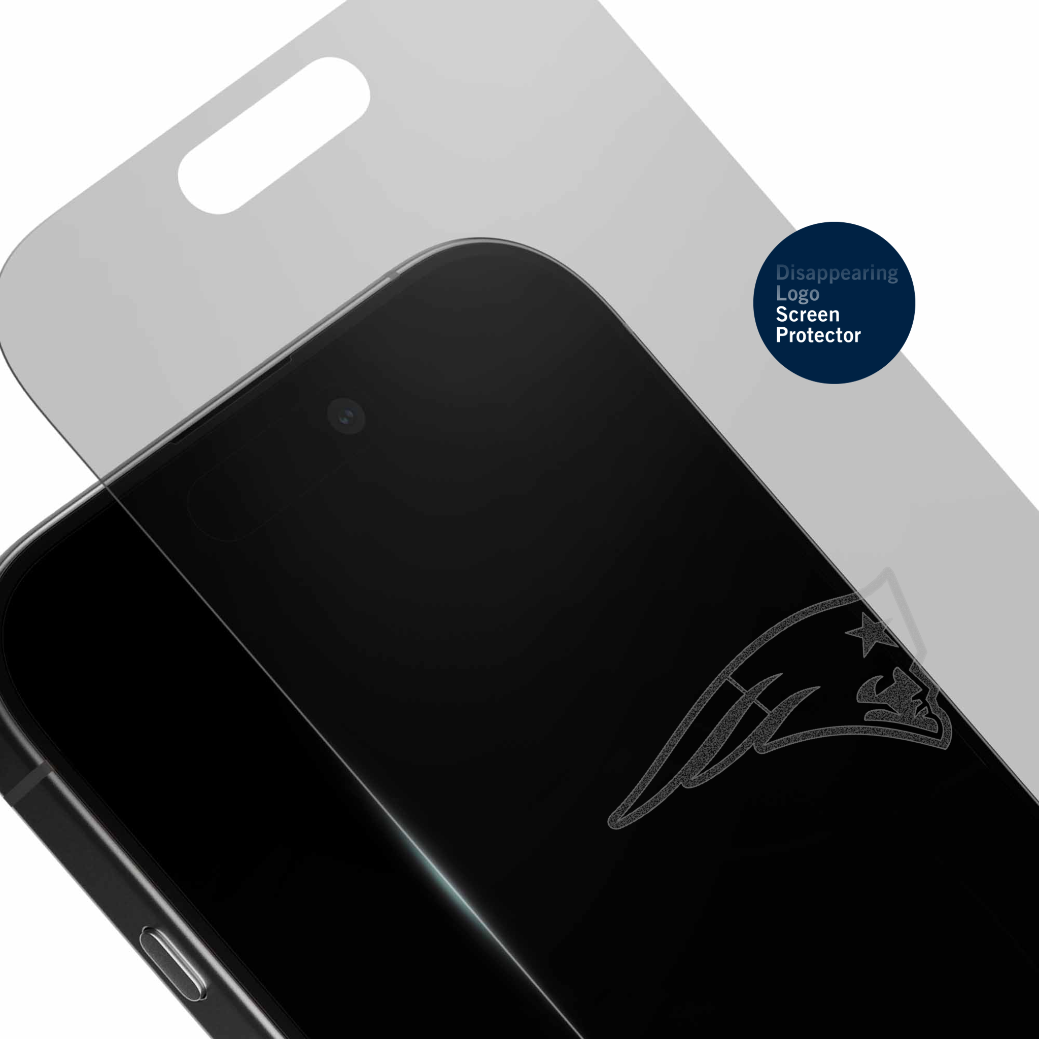 New England Patriots iPhone Clear Screen Protector