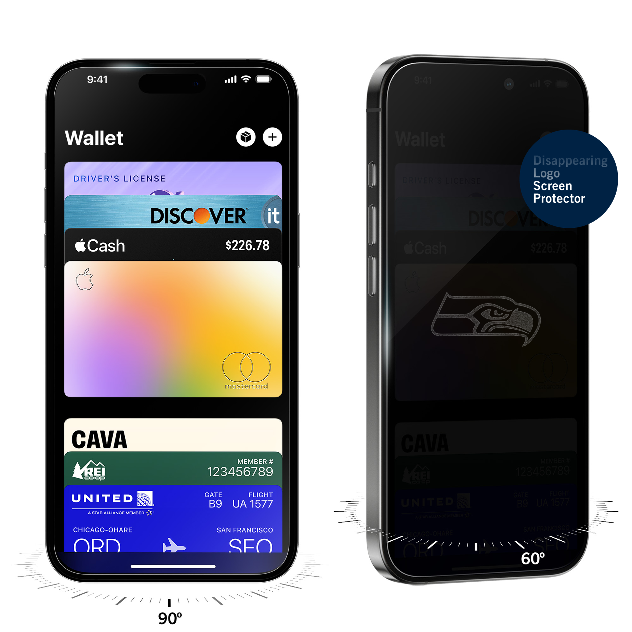 Seattle Seahawks iPhone Privacy Primary Screen Protector
