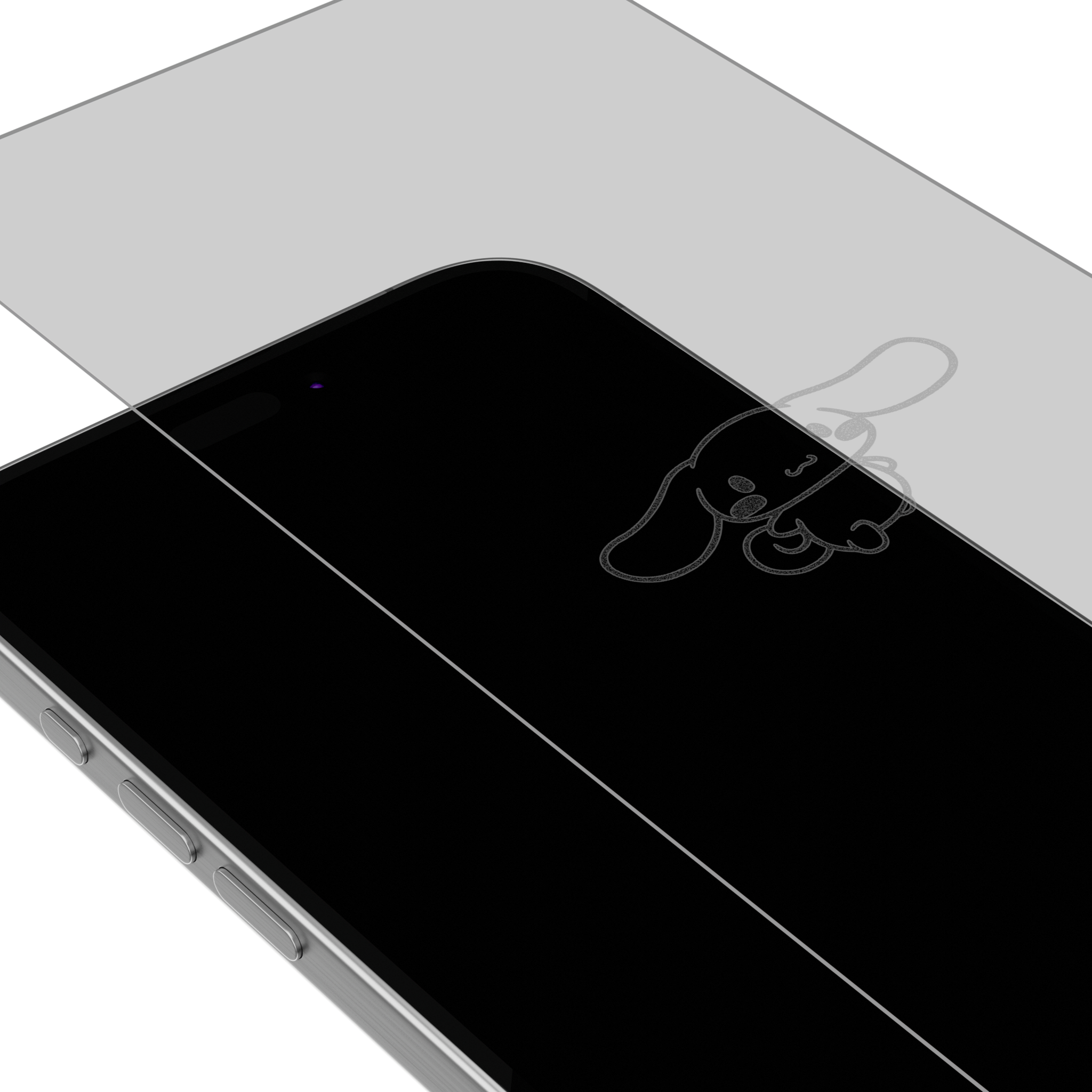 Cinnamoroll Standing Clear Screen Protector
