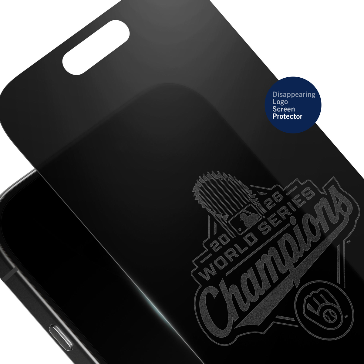Milwaukee Brewers World Series Championship Privacy Screen Protector