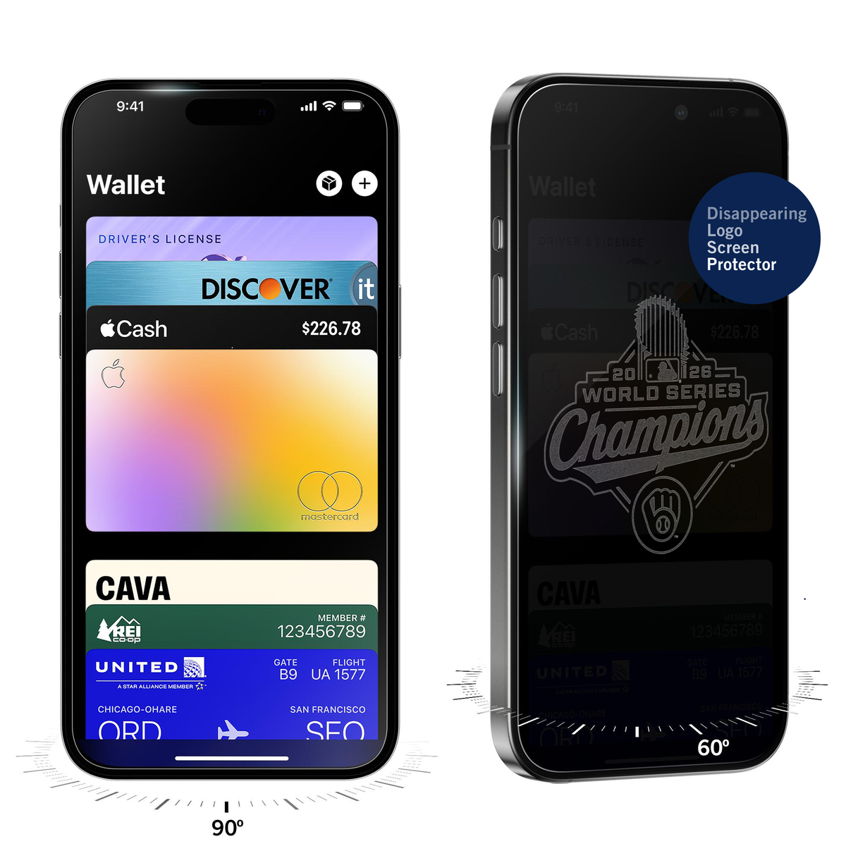 Milwaukee Brewers World Series Championship Privacy Screen Protector