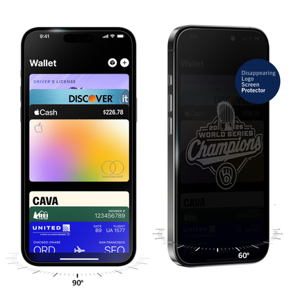 Milwaukee Brewers World Series Championship Privacy Screen Protector