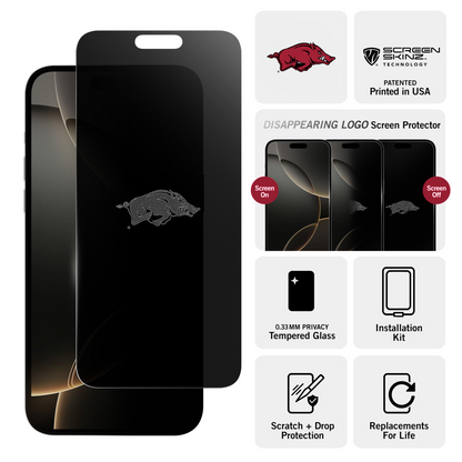 Arkansas Razorbacks Privacy Screen Protector