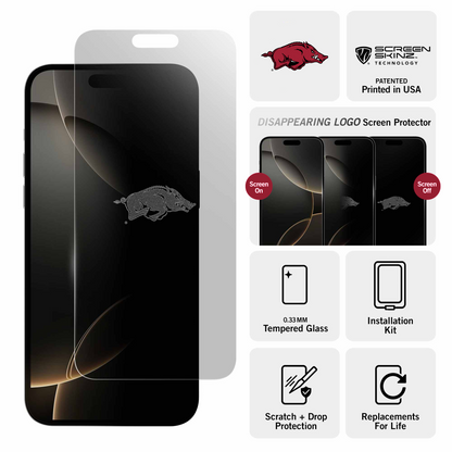 Arkansas Razorbacks Clear Screen Protector