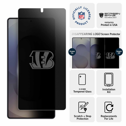 Cincinnati Bengals Samsung Privacy Screen Protector