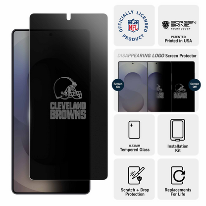 Cleveland Browns Samsung Privacy Screen Protector
