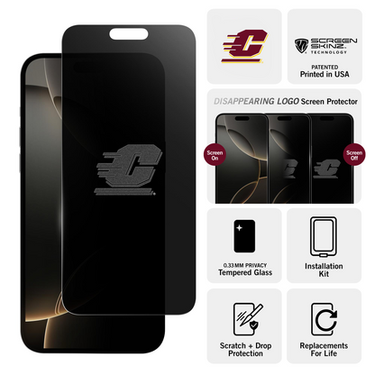 Central Michigan Chippewas Privacy Screen Protector