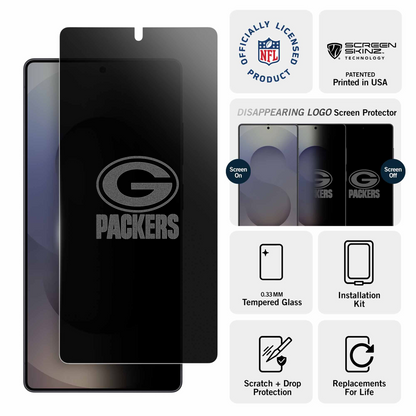 Green Bay Packers Samsung Privacy Screen Protector