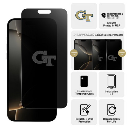 Georgia Tech Yellow Jackets Privacy Screen Protector