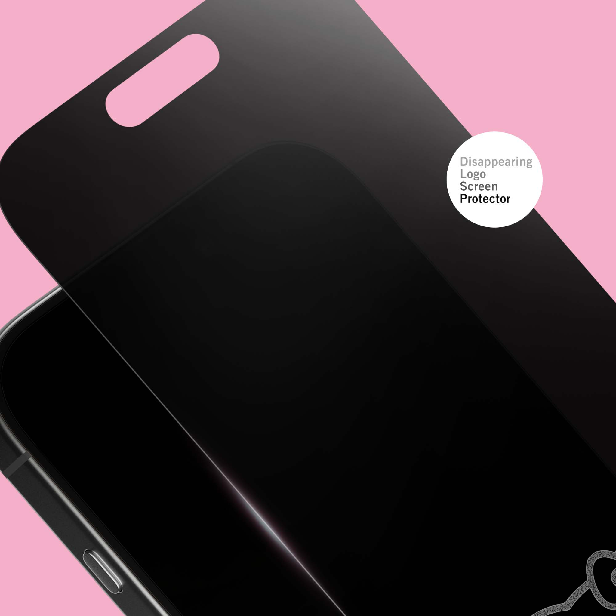 Hello Kitty Looking iPhone Privacy Screen Protector