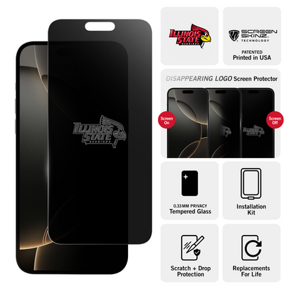 Illinois State Redbirds Privacy Screen Protector