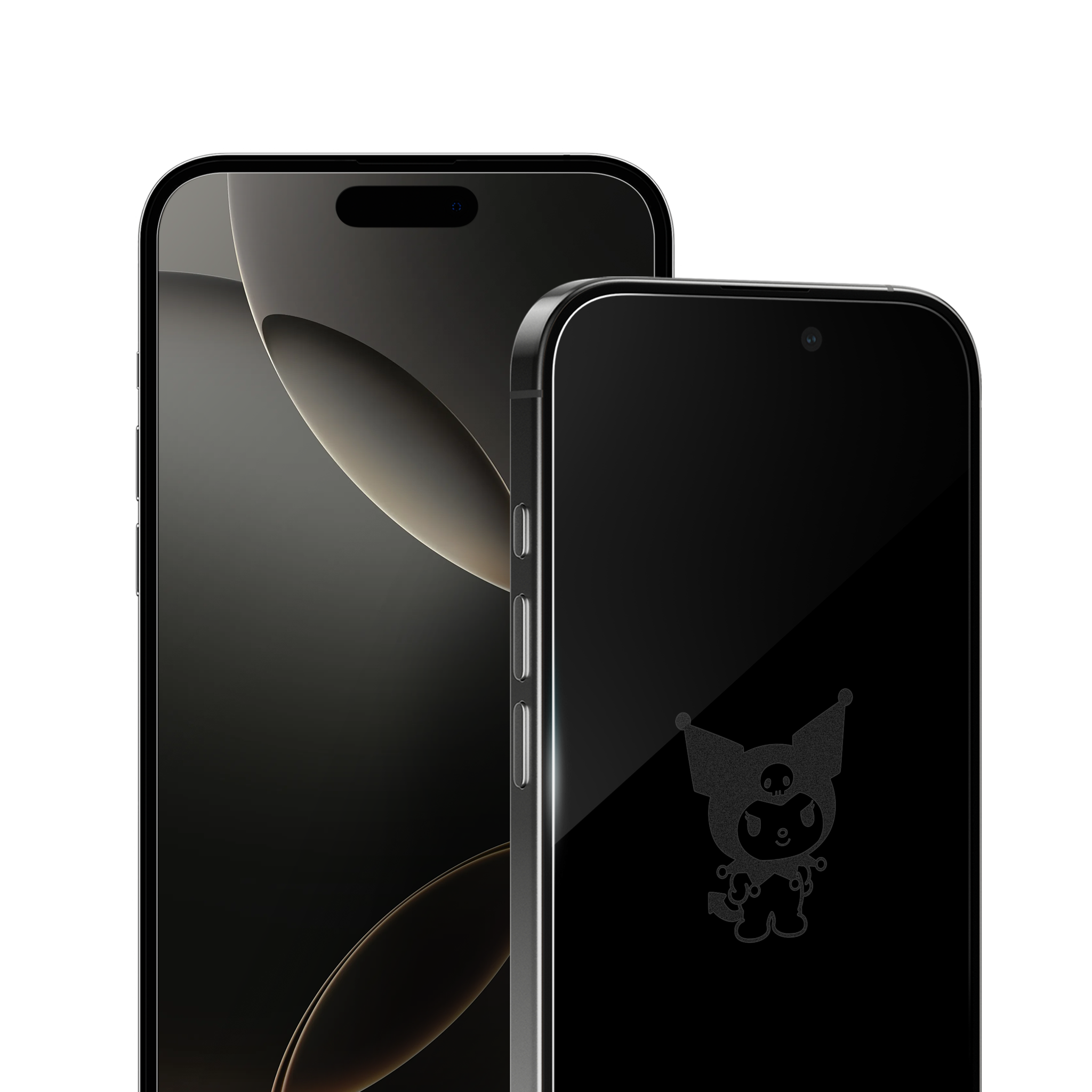 Kuromi Standing iPhone Clear Screen Protector