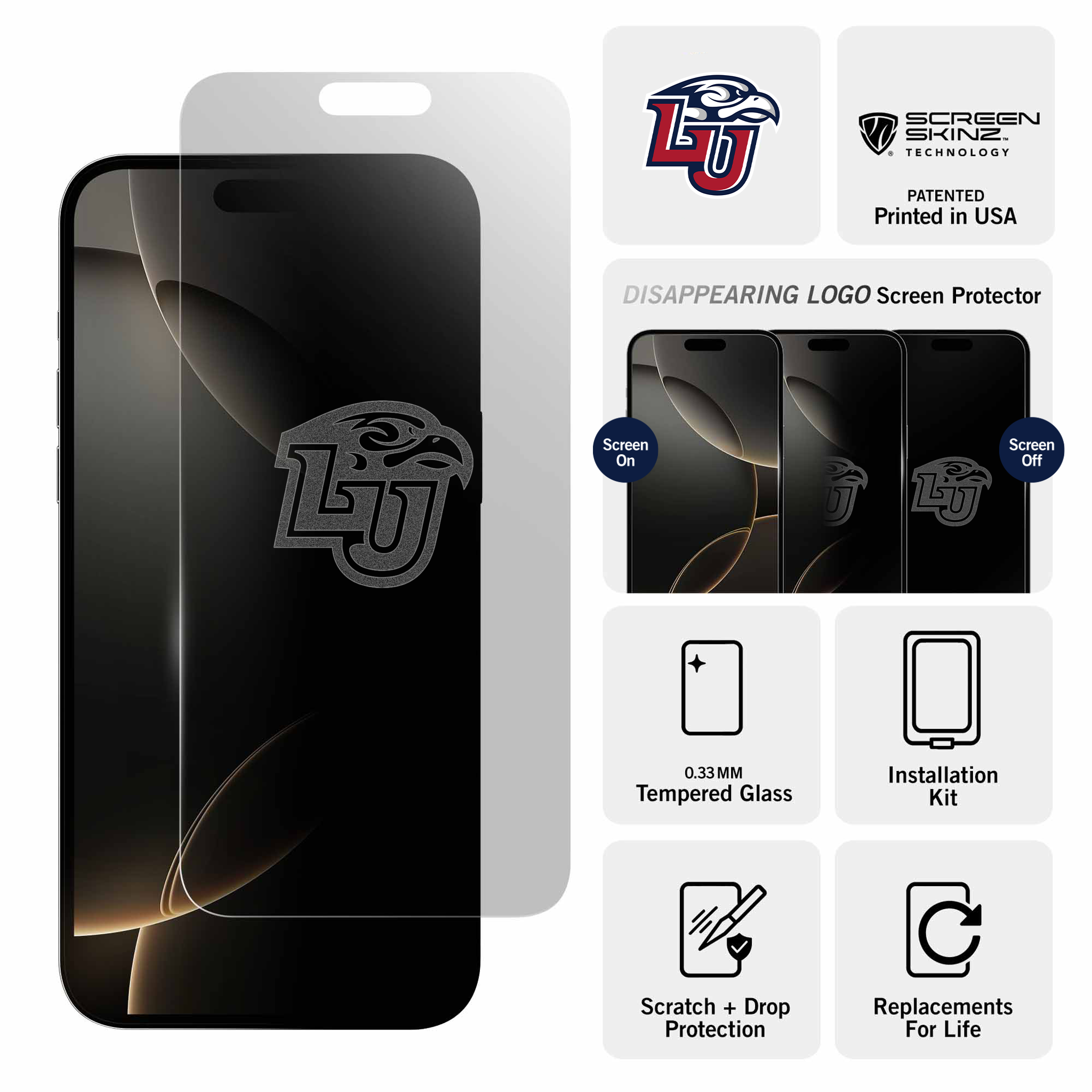 Liberty Flames Clear Screen Protector