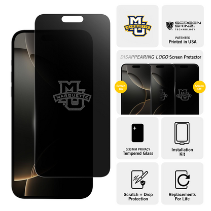 Marquette Golden Eagles Privacy Screen Protector