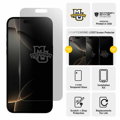 Marquette Golden Eagles Clear Screen Protector