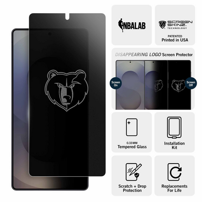 Memphis Grizzlies Samsung Privacy Screen Protector