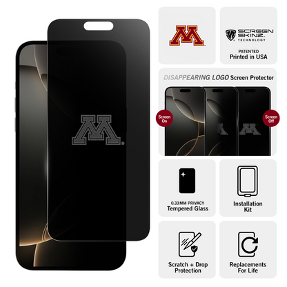 Minnesota Golden Gophers Privacy Screen Protector