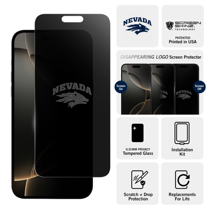 Nevada Wolf Pack Privacy Screen Protector