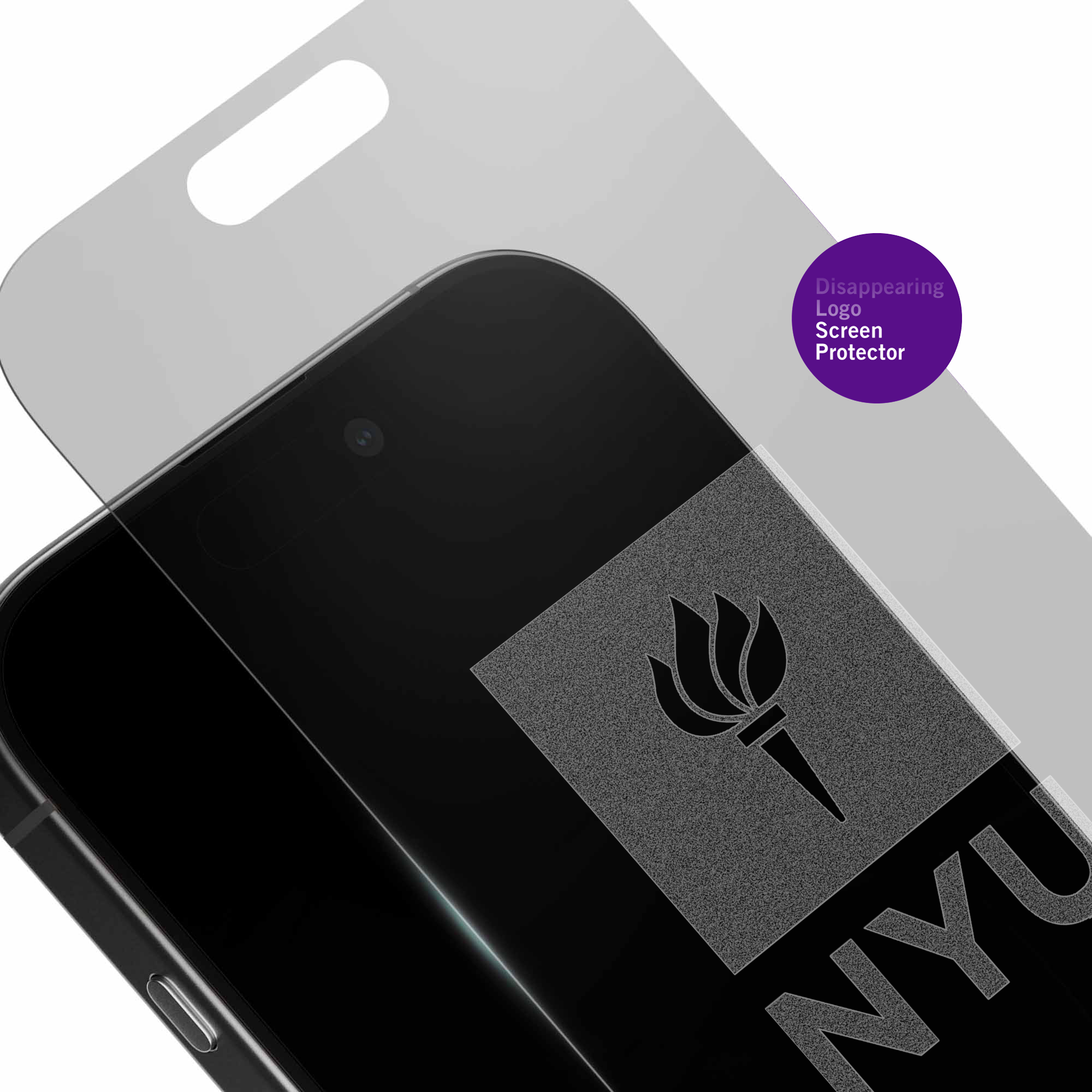 NYU Violets Clear Screen Protector