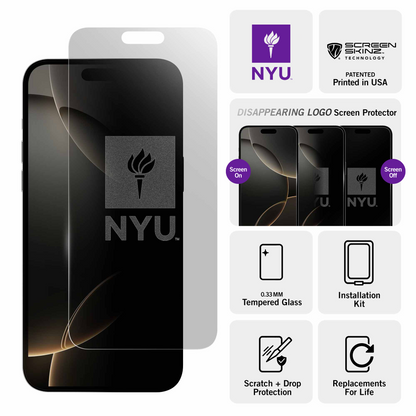NYU Violets Clear Screen Protector