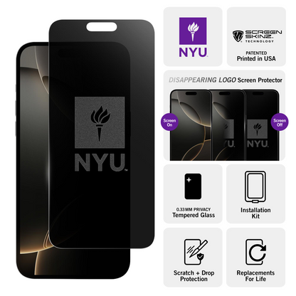 NYU Violets Privacy Screen Protector