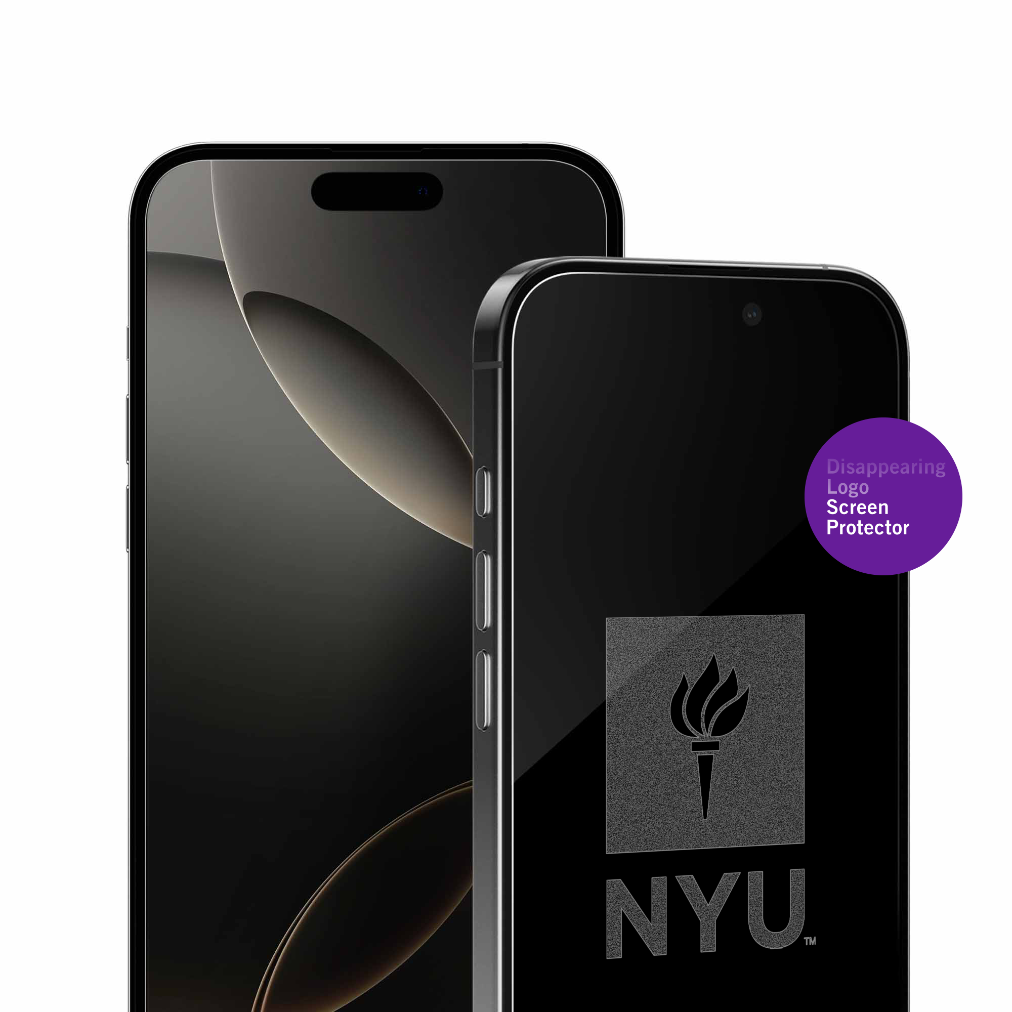 NYU Violets Clear Screen Protector