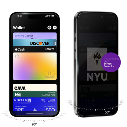 NYU Violets Privacy Screen Protector