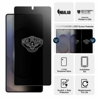 New Orleans Pelicans Samsung Privacy Screen Protector