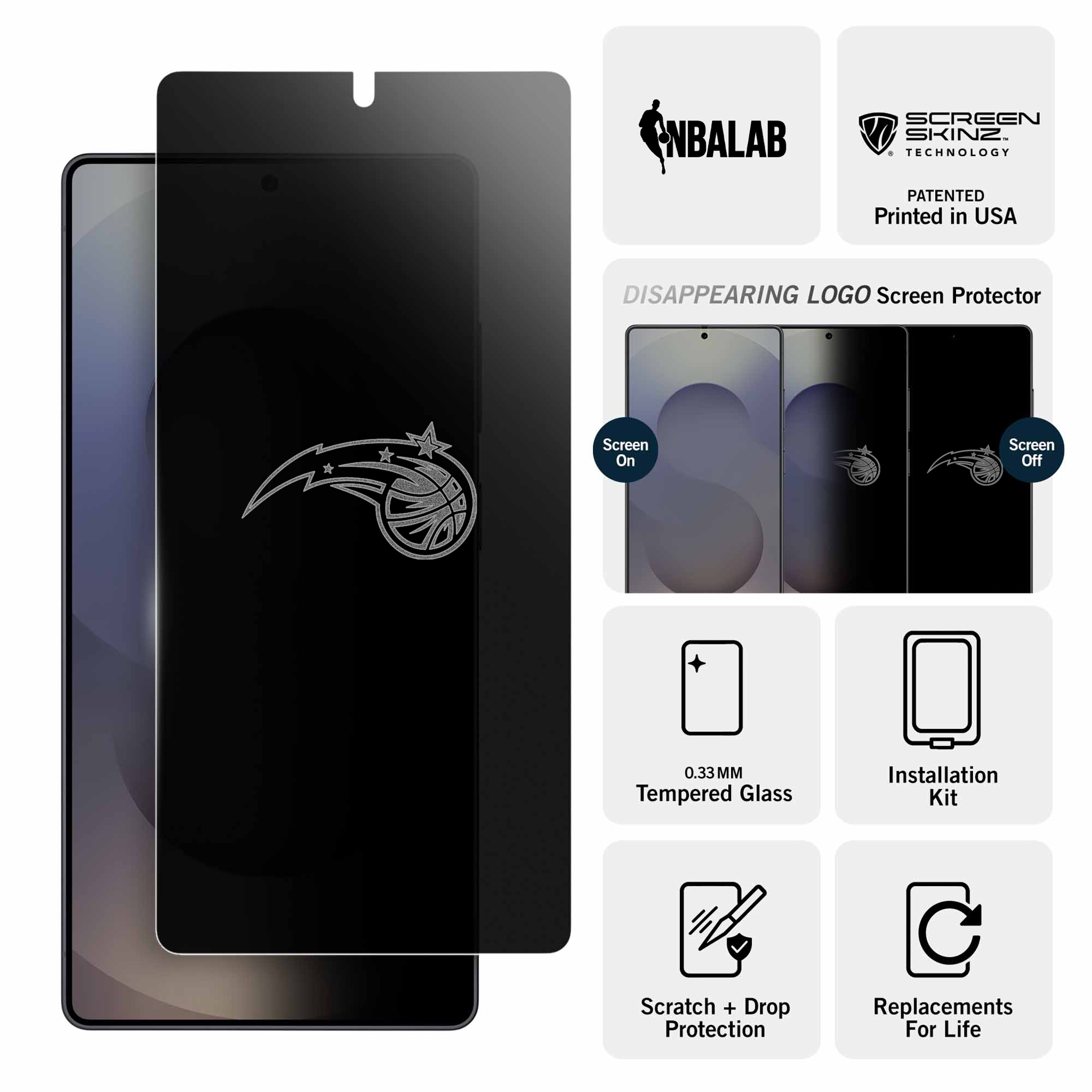 Orlando Magic Samsung Privacy Screen Protector