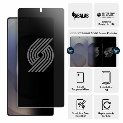Portland Trailblazers Samsung Privacy Screen Protector