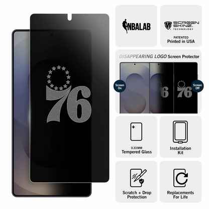 Philadelphia 76ers Samsung Privacy Screen Protector