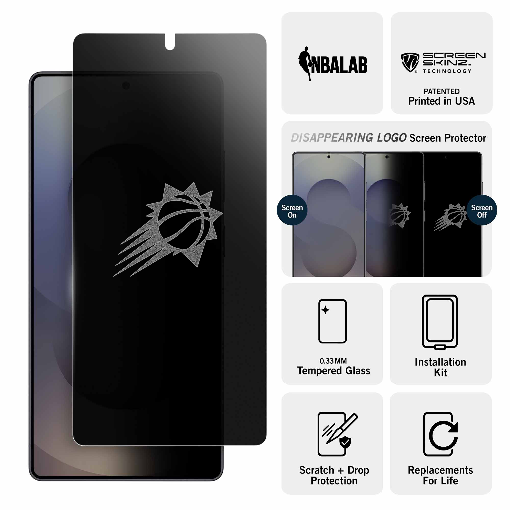 Phoenix Suns Samsung Privacy Screen Protector