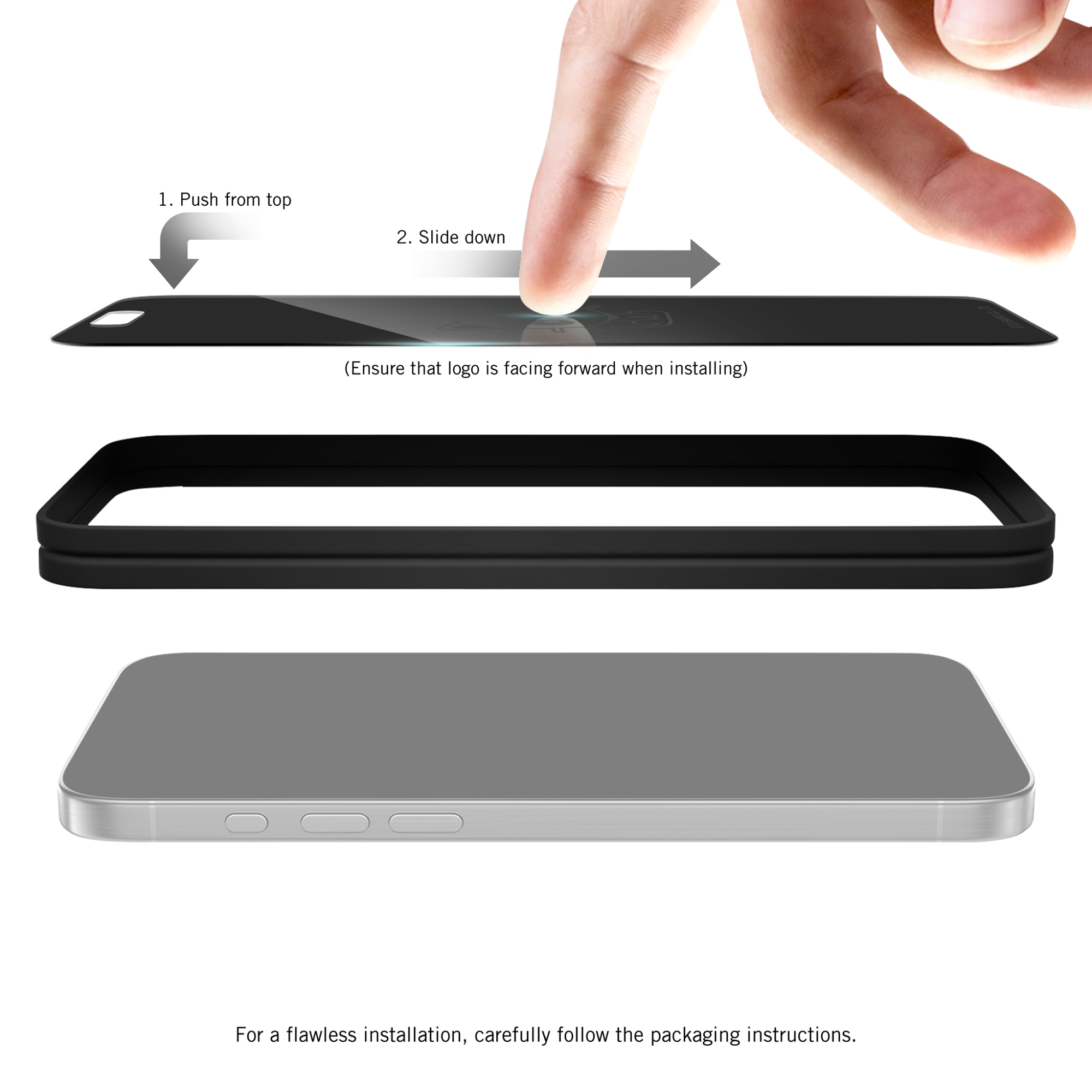 Chococat Sitting iPhone Privacy Screen Protector