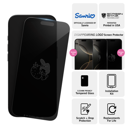 My Melody Berry iPhone Privacy Screen Protector