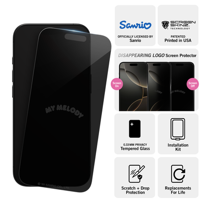 My Melody Name iPhone Privacy Screen Protector