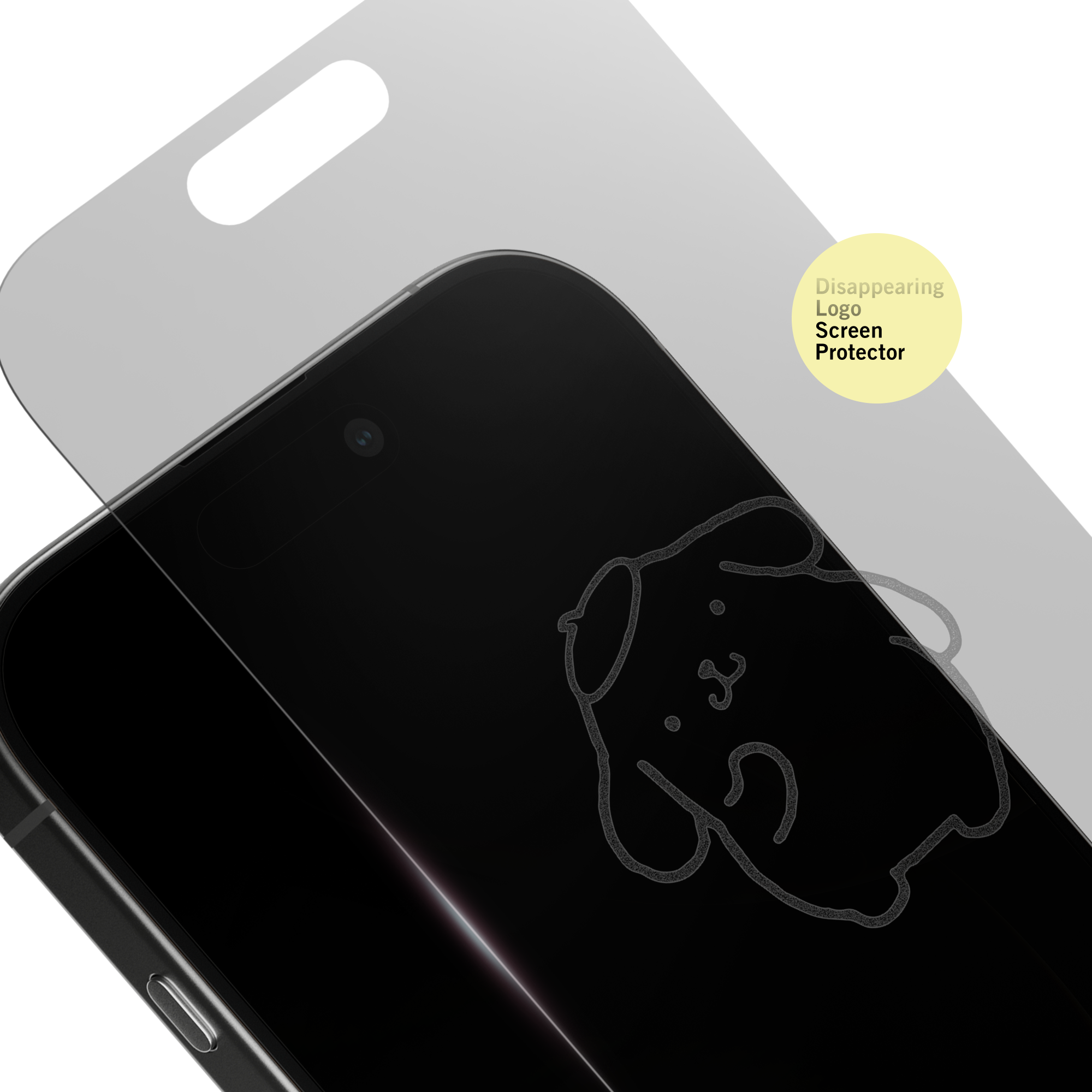 Pompompurin Wave iPhone Clear Screen Protector