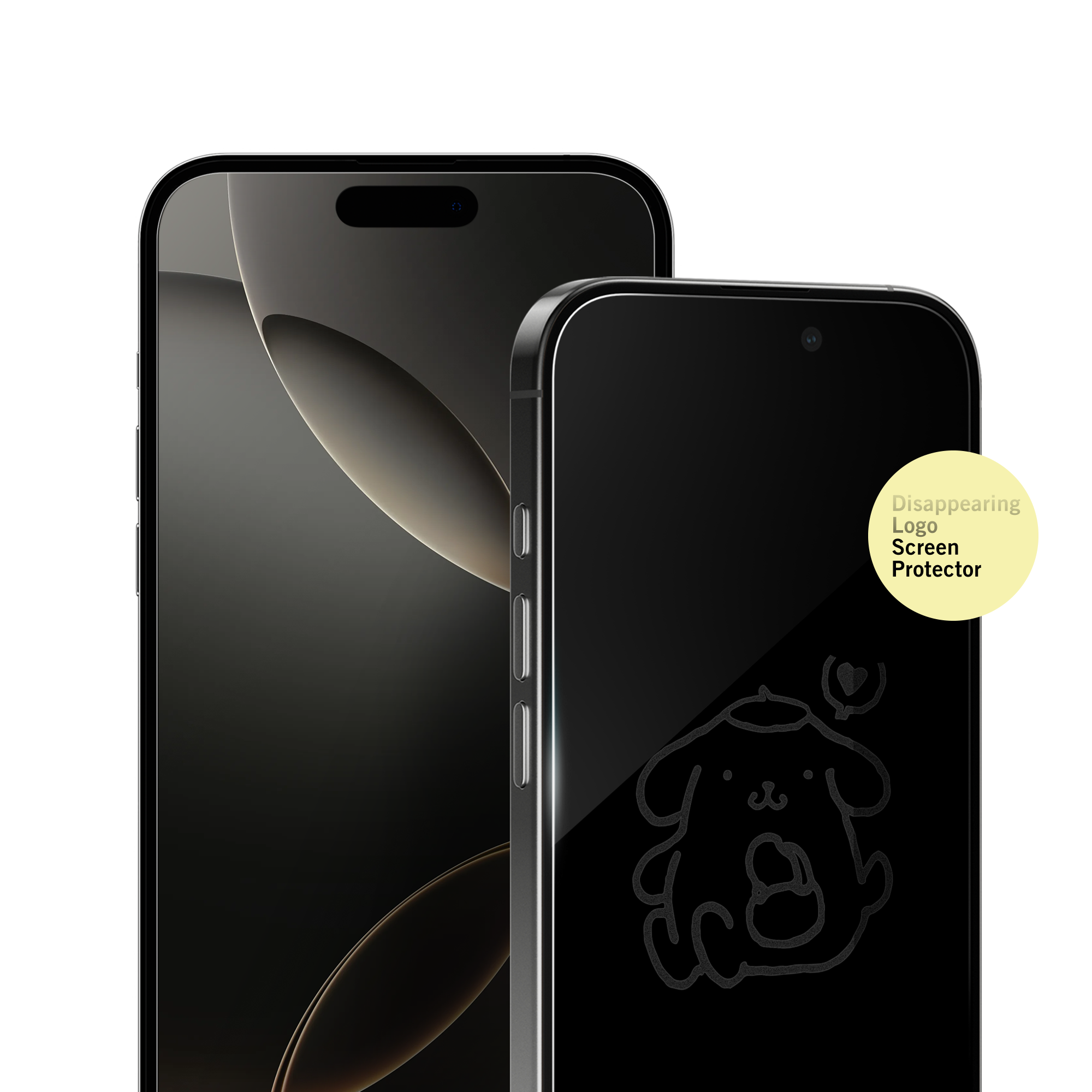 Pompompurin Love iPhone Clear Screen Protector