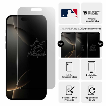 Miami Marlins Clear Screen Protector