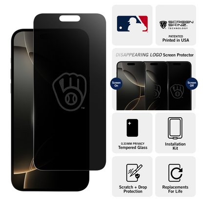Milwaukee Brewers Privacy Screen Protector