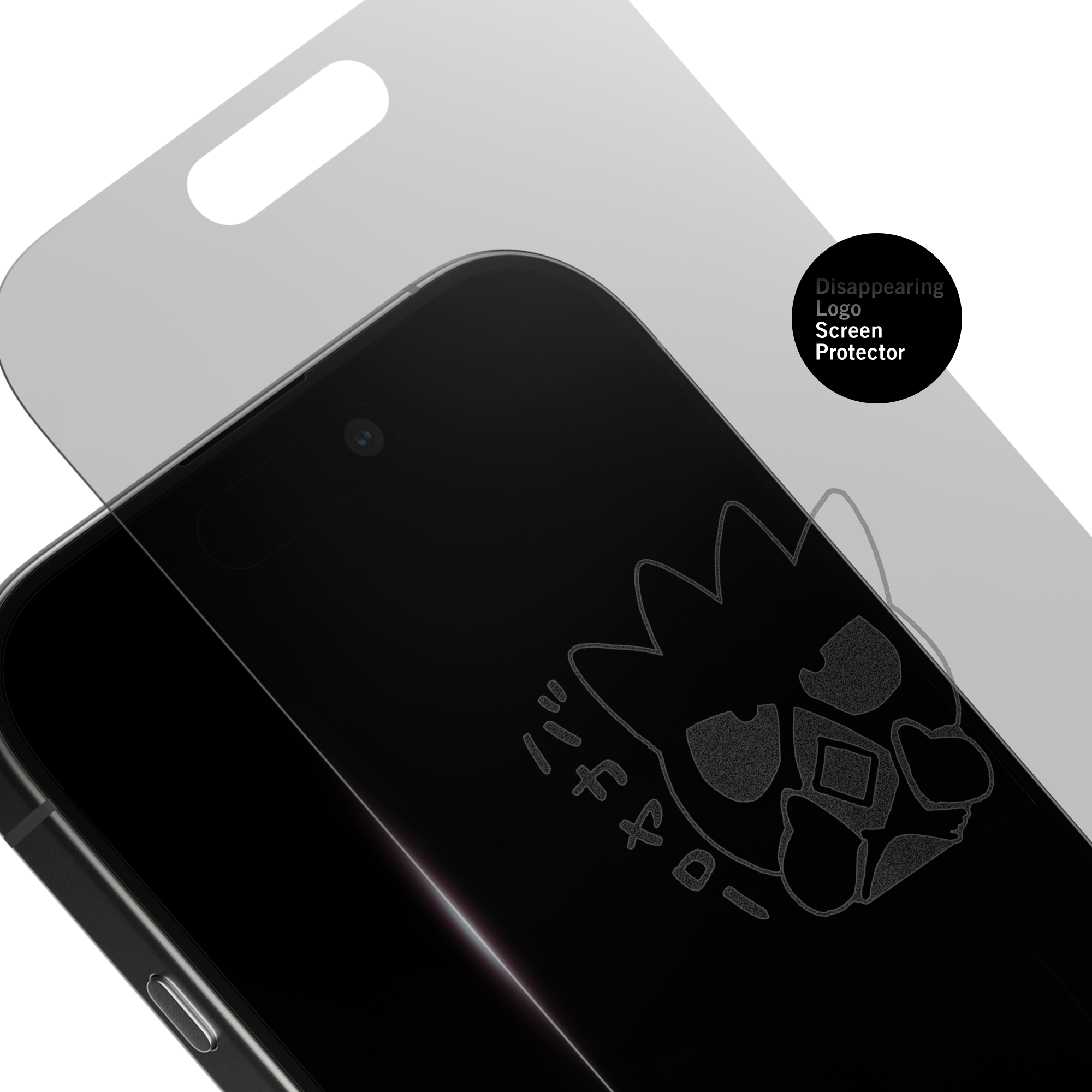 Badtz-Maru Yelping iPhone Clear Screen Protector