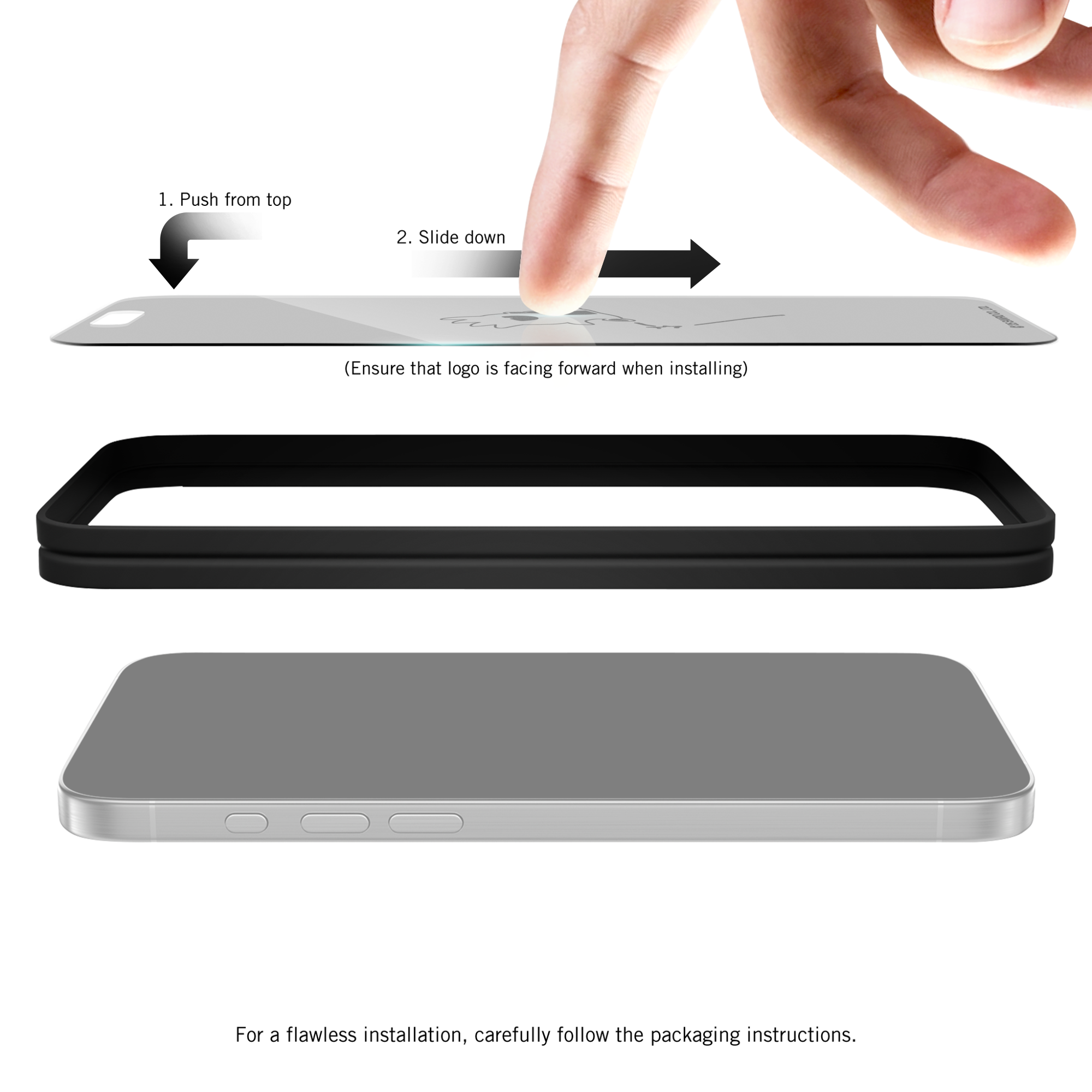 Badtz-Maru Jumping iPhone Clear Screen Protector