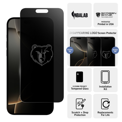 Memphis Grizzlies Privacy Screen Protector